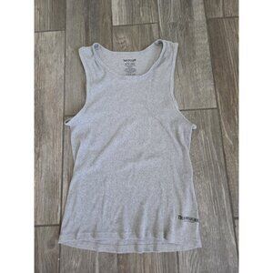 True Religion Brand Jeans Tank Top Men XL Gray Sleeveless Cotton Blend
